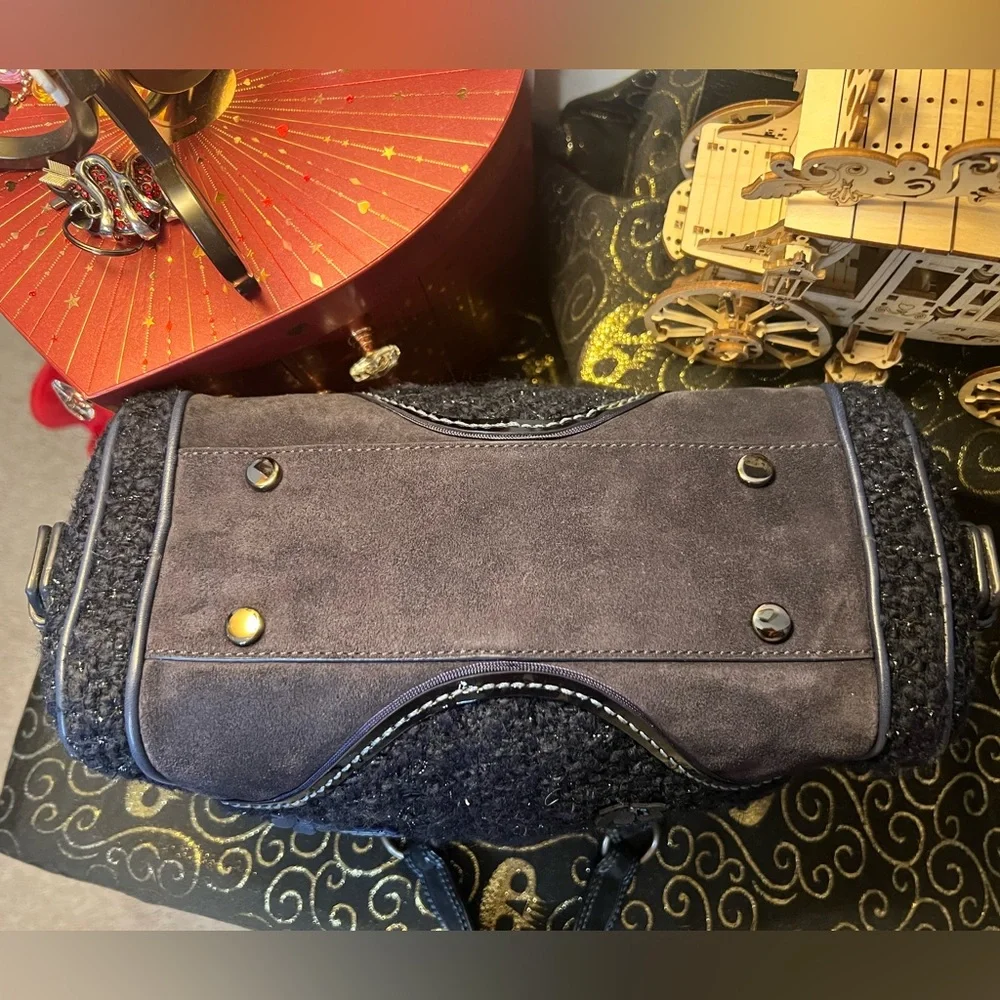 Coach blue tweed